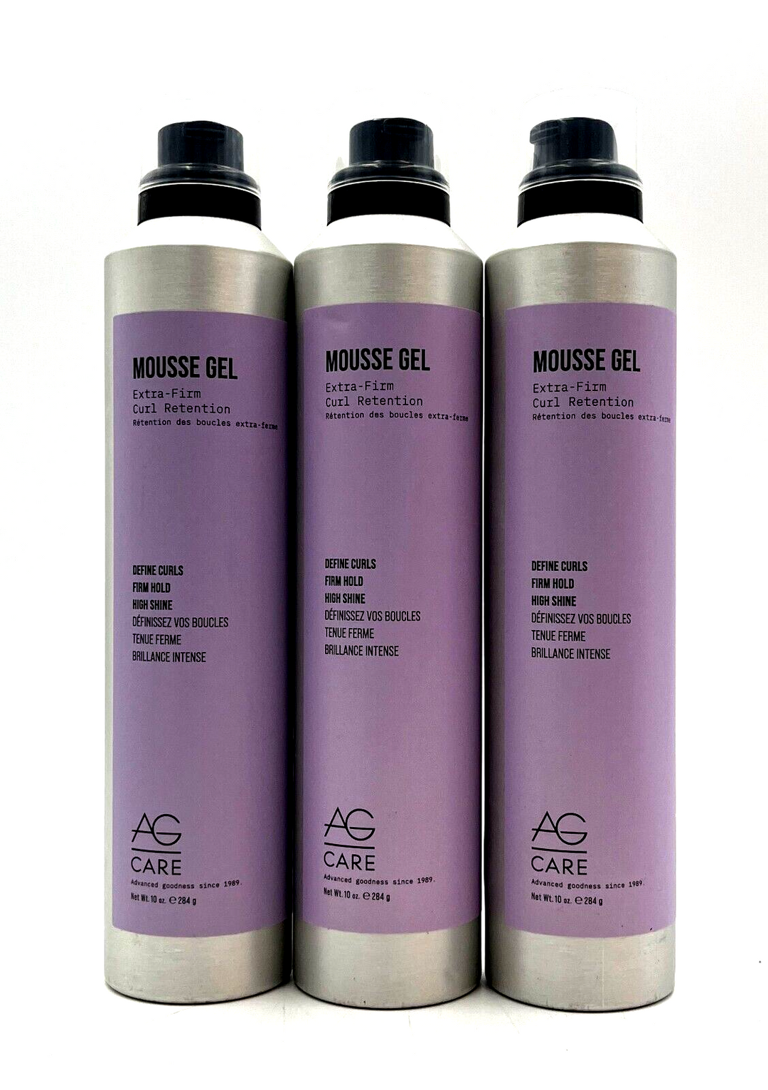 AG Care Mousse Gel Extra-Firm Curl Retention Curls 10 oz