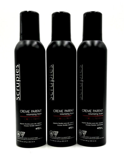 Scruples Creme Parfait Volumizing Foam Flexible 8.5 oz-3 Pack