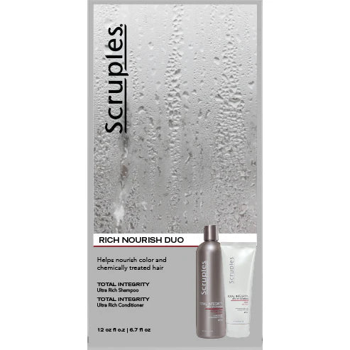 Scruples Total Integrity Ultra Rich Shampoo 12 oz &amp; Conditioner 6.7 oz Duo