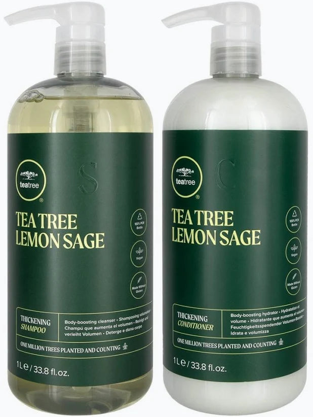 Paul Mitchell Tea Tree Lemon Sage Shampoo &amp; Conditioner 33.8 fl.oz Duo