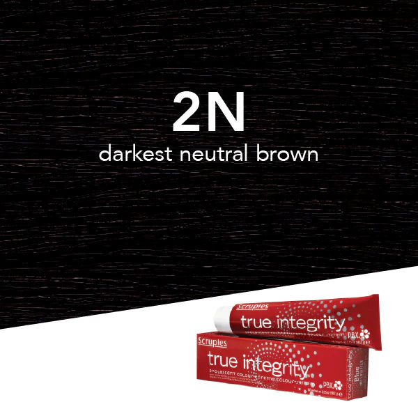 Scruples True Integrity Haircolor 2.05oz-2N  Darkest Neutral Brown