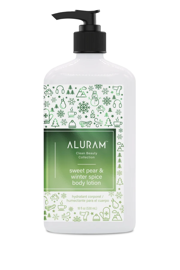 Aluram Sweet Pear Winter Spice Body Lotion 18oz