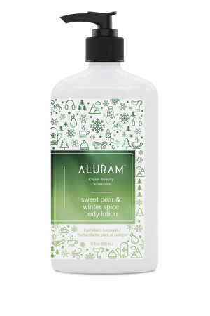 Aluram Sweet Pear Winter Spice Body Lotion 18oz
